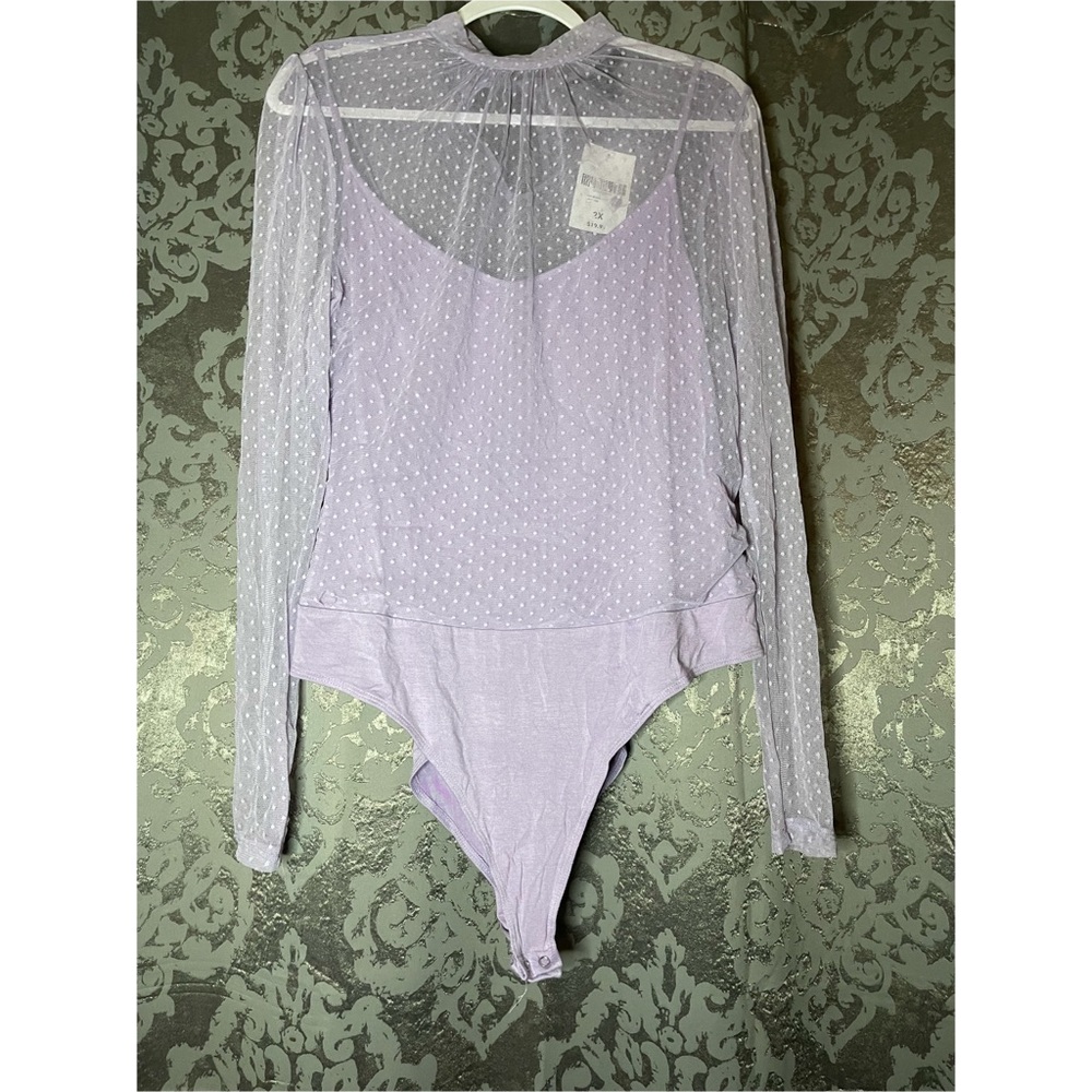 Plus Size Lavender Body Suit